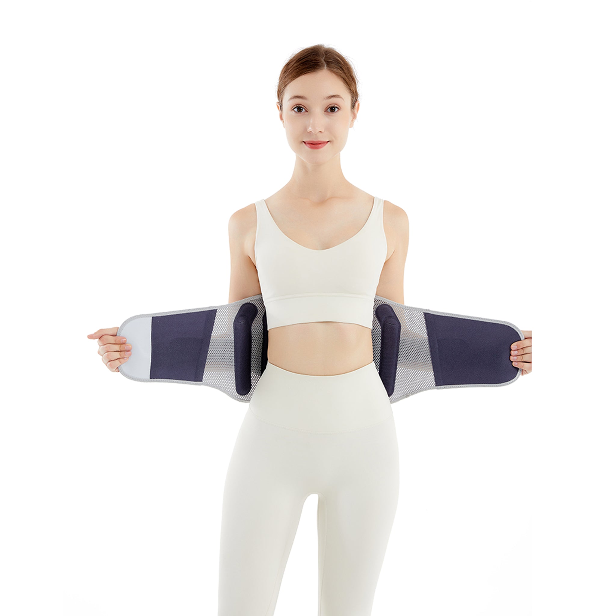 Breathable All-Day Wear Lumbar Support Belt - Adjustable Ergonomic Back Brace for Daily Waist Comfort & Support