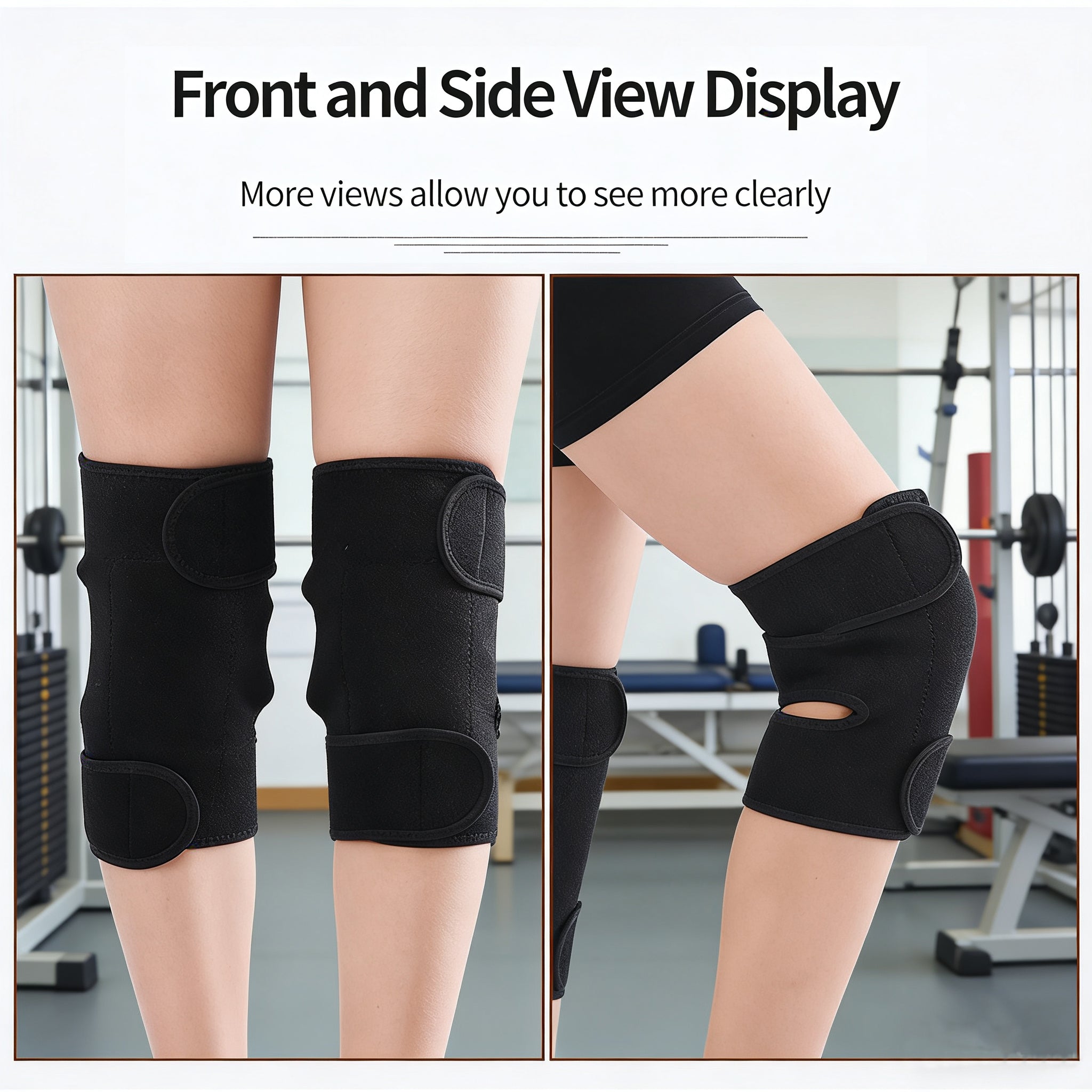 Premium Adjustable Knee Wrap - Comfortable Knee Support for Work, Fitness & Daily Wear, Knee Stabilizer for All-Day Use