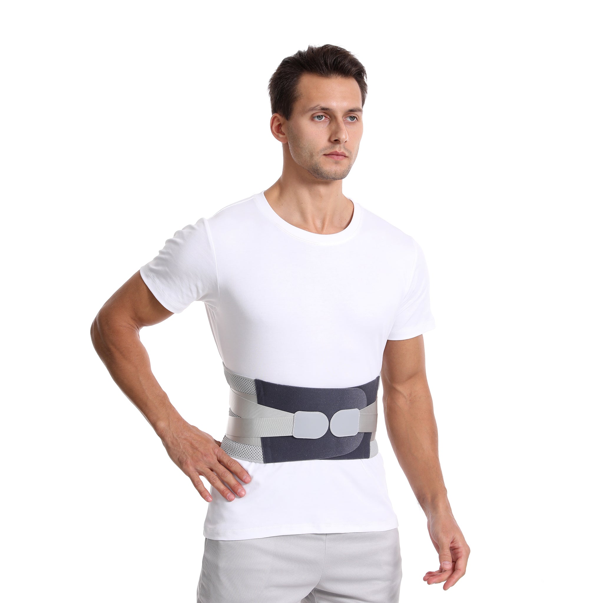 Ergonomic Adjustable Back Support Brace - Breathable Lumbar Belt for Posture Correction & All-Day Waist Support