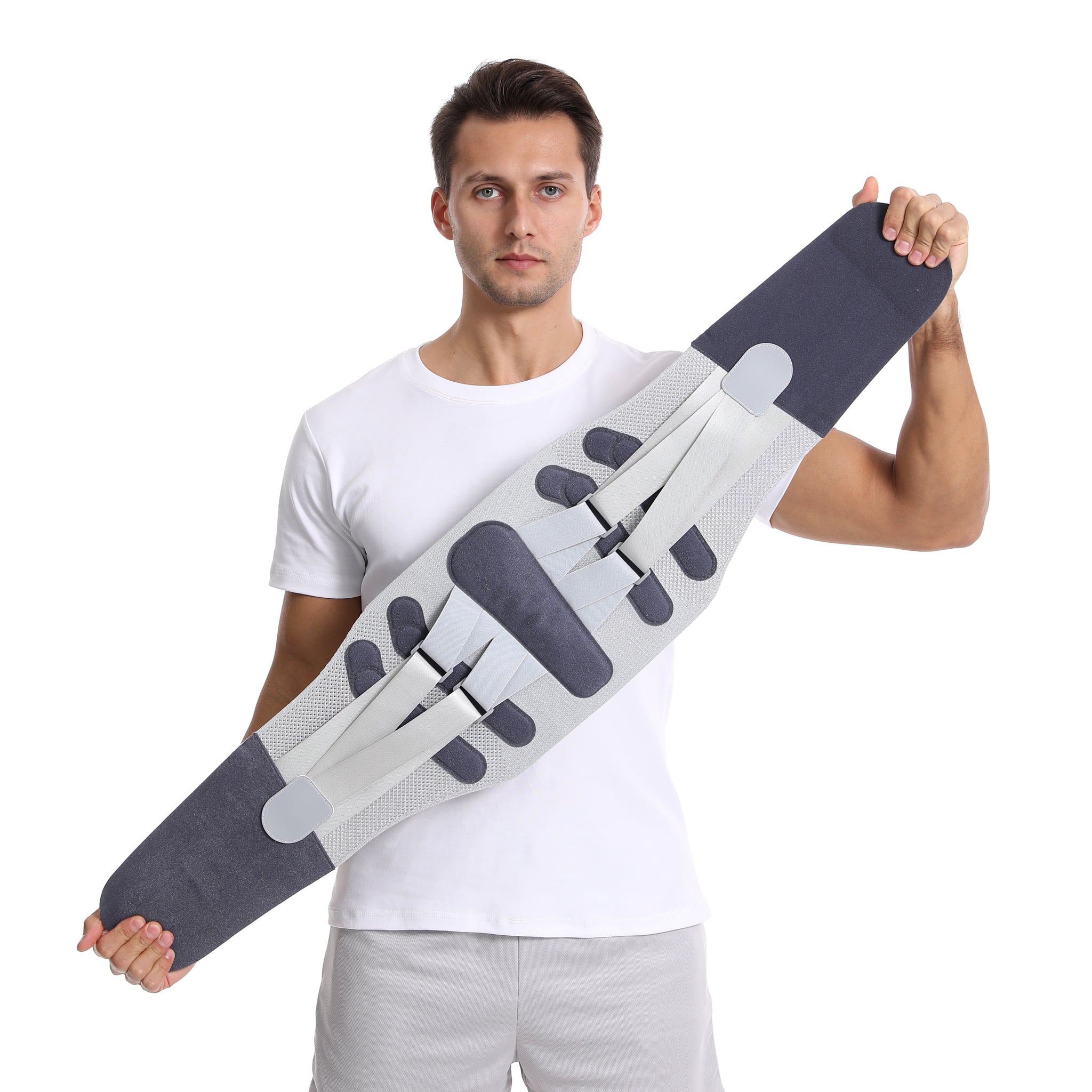 Office Sitting Lumbar Support Belt | Comfortable Breathable Waist Brace for Daily Posture Daily Workout Back Support Belt | Breathable Sports Lumbar Brace for Running & Squat