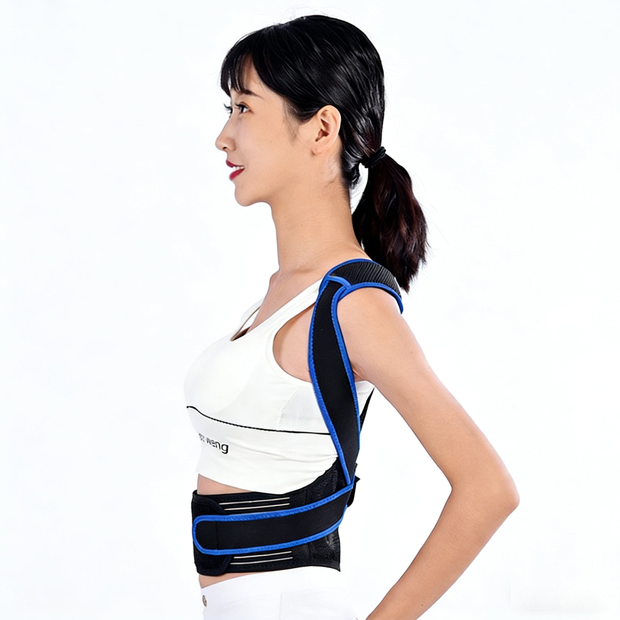 Adjustable Posture Corrector for Men & Women - Discreet Back Support for Better Alignment & Confidence