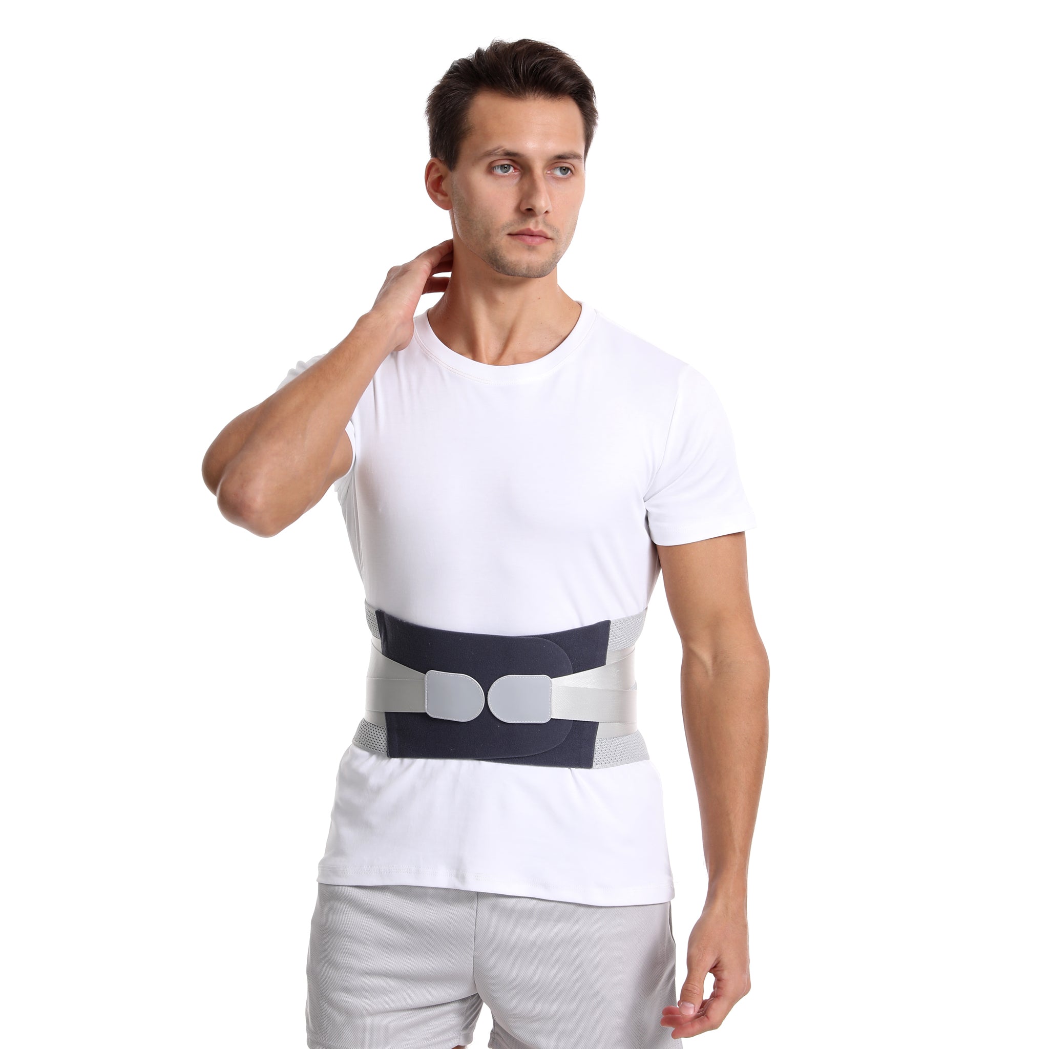 Ergonomic Adjustable Back Support Brace - Breathable Lumbar Belt for Posture Correction & All-Day Waist Support