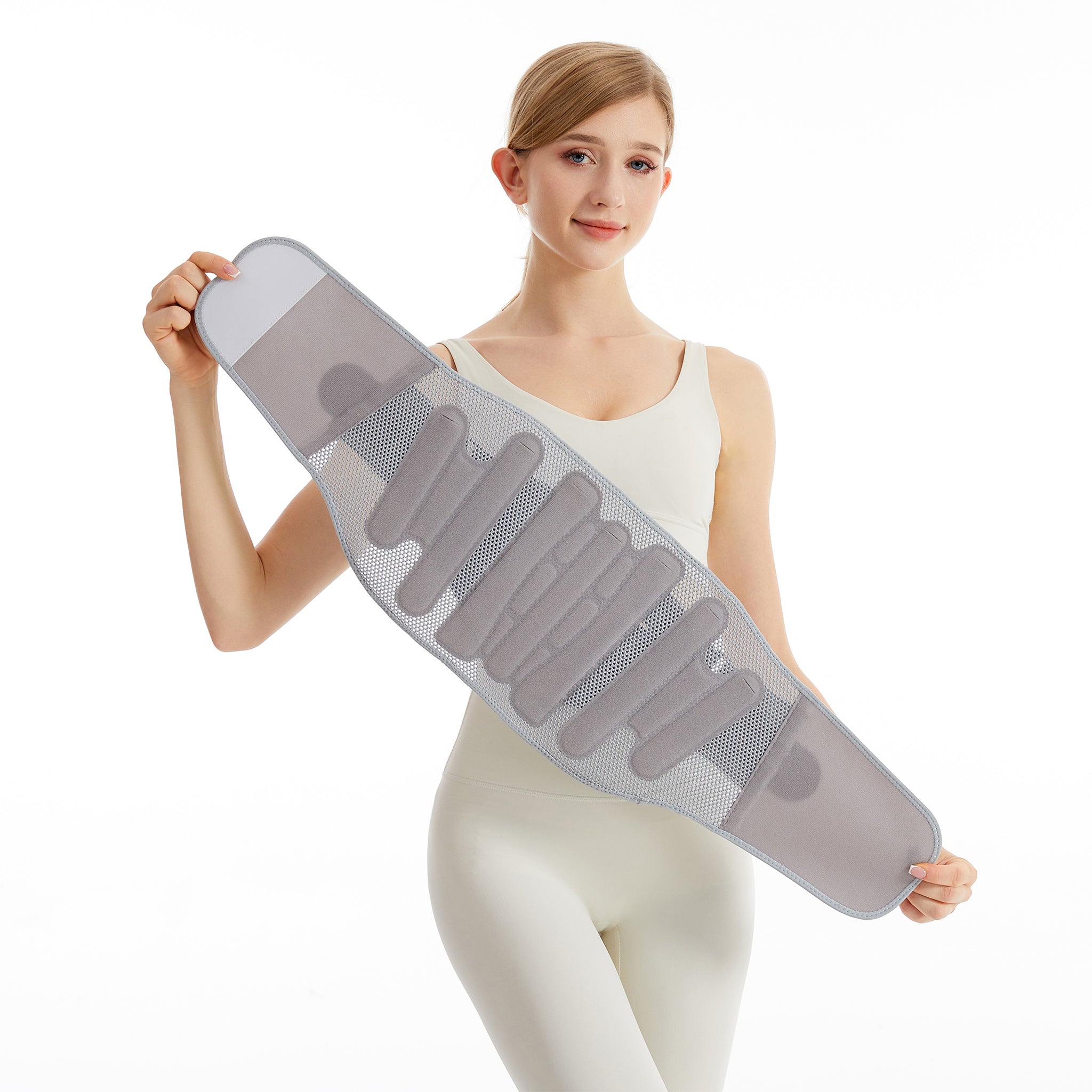 Premium Ergonomic Lumbar Support Back Brace - Breathable Adjustable Waist Belt for Posture Improvement & Waist Stability