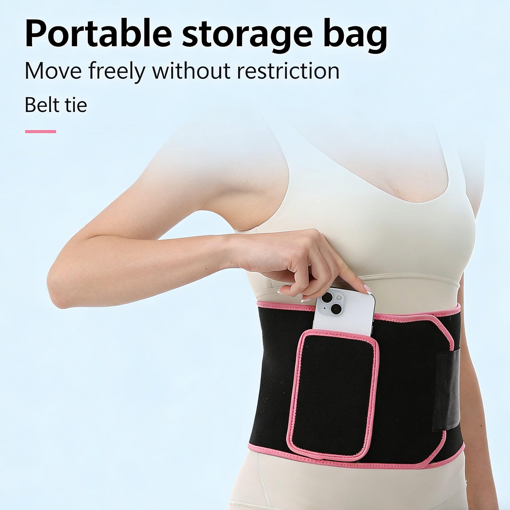 Elastic Yoga Waist Support Wrap | Comfortable Non-Slip Band for Yoga Poses & Daily Use