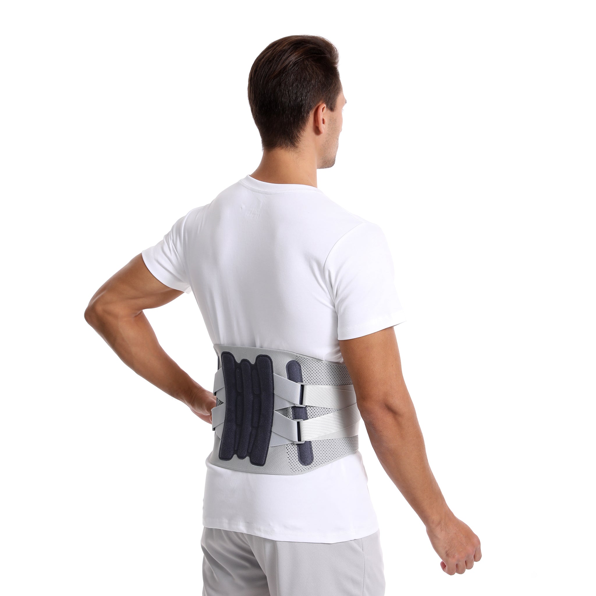 Ergonomic Adjustable Back Support Brace - Breathable Lumbar Belt for Posture Correction & All-Day Waist Support