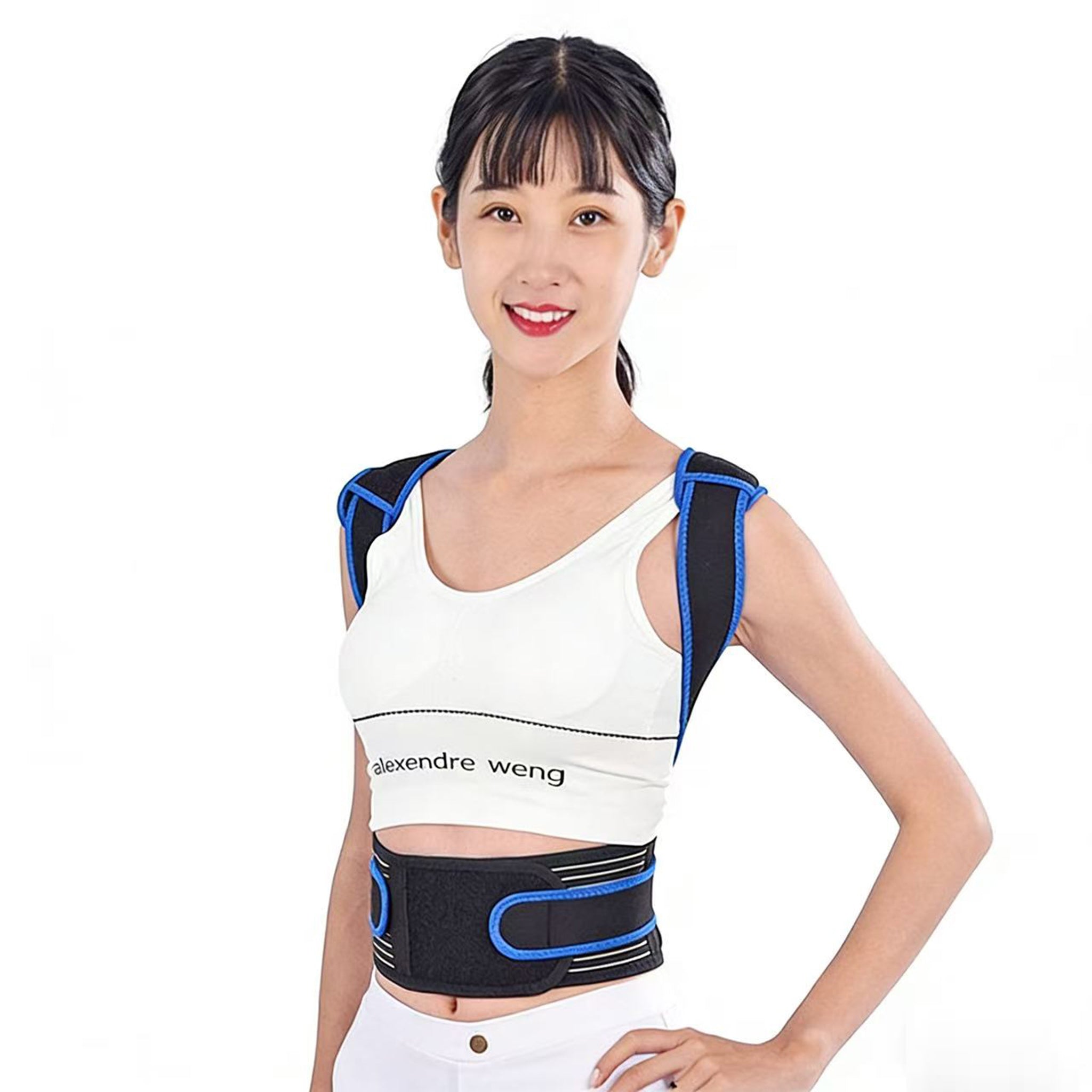 Adjustable Posture Corrector for Men & Women - Discreet Back Support for Better Alignment & Confidence