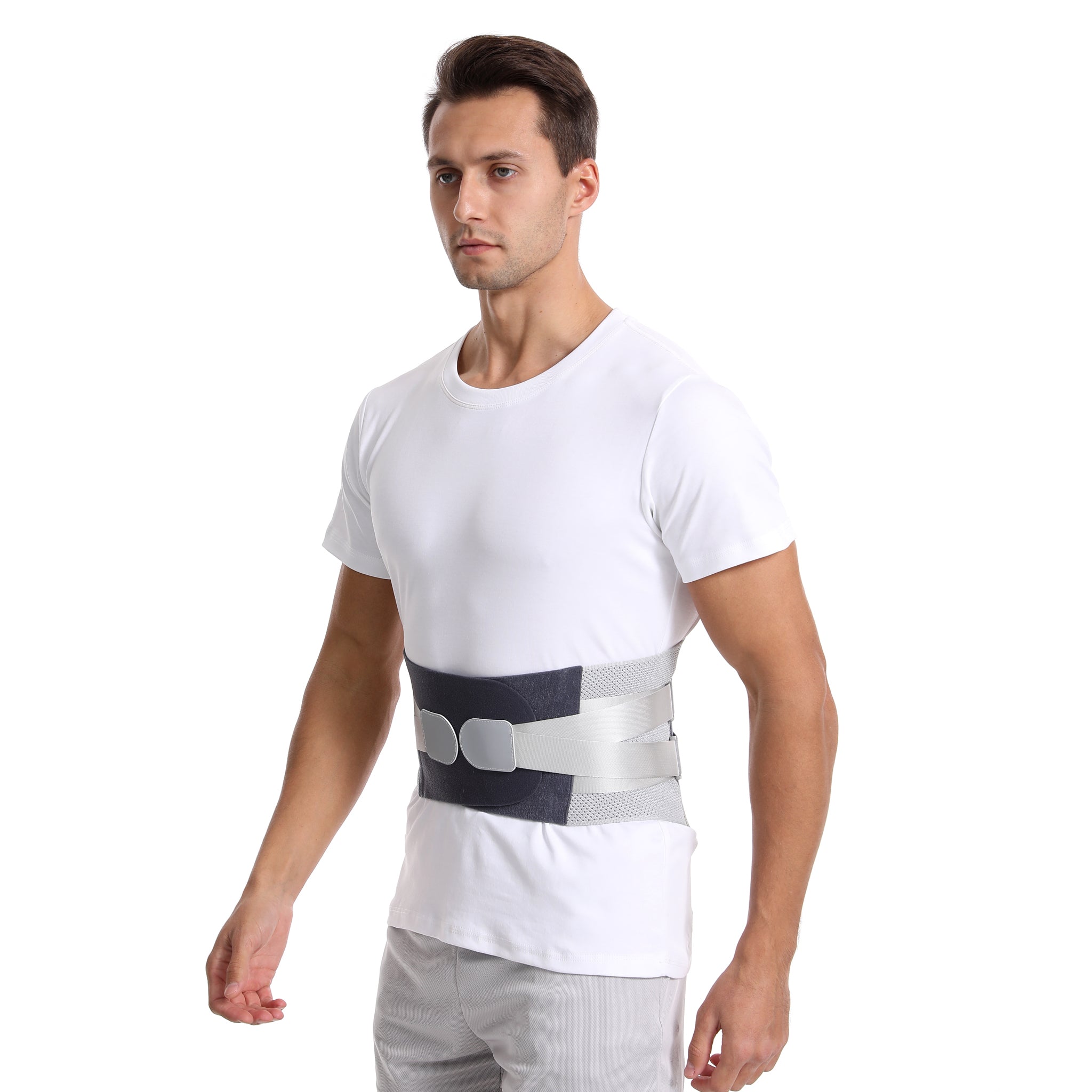 Ergonomic Adjustable Back Support Brace - Breathable Lumbar Belt for Posture Correction & All-Day Waist Support