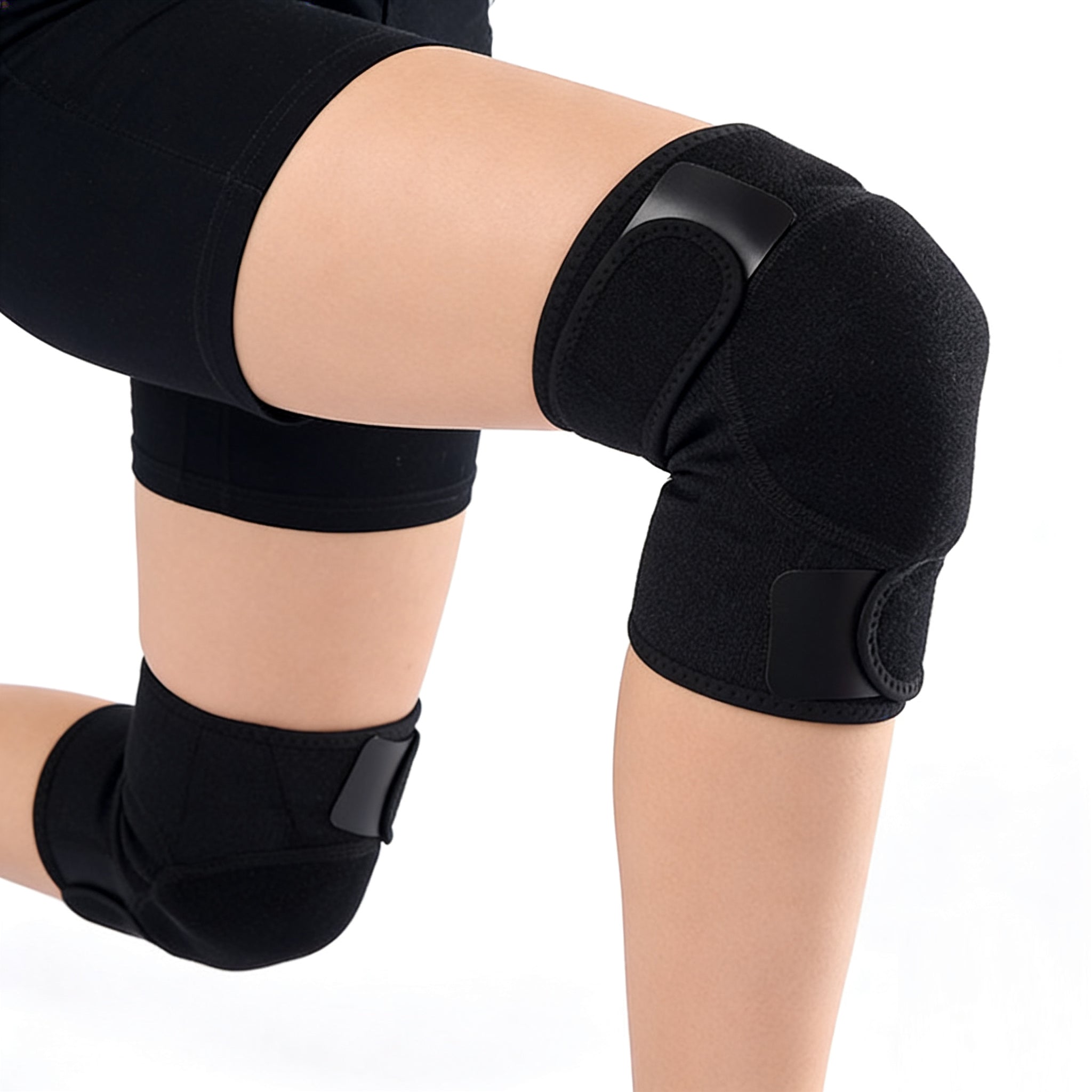 Breathable Adjustable Knee Brace - Neoprene Knee Support Sleeve for Posture Improvement & Knee Comfort, Unisex