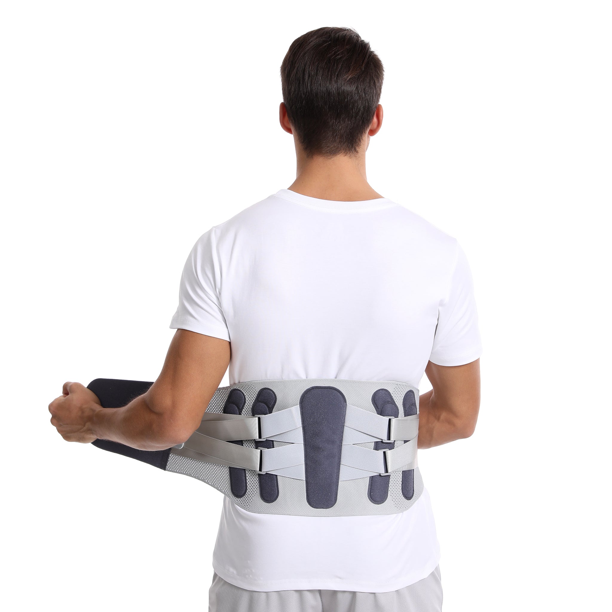 Office Sitting Lumbar Support Belt | Comfortable Breathable Waist Brace for Daily Posture Daily Workout Back Support Belt | Breathable Sports Lumbar Brace for Running & Squat